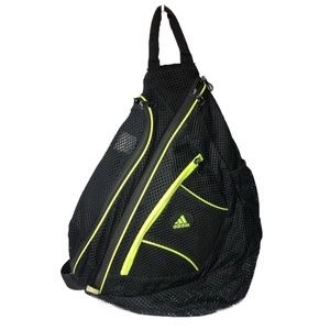 black adidas mesh backpack